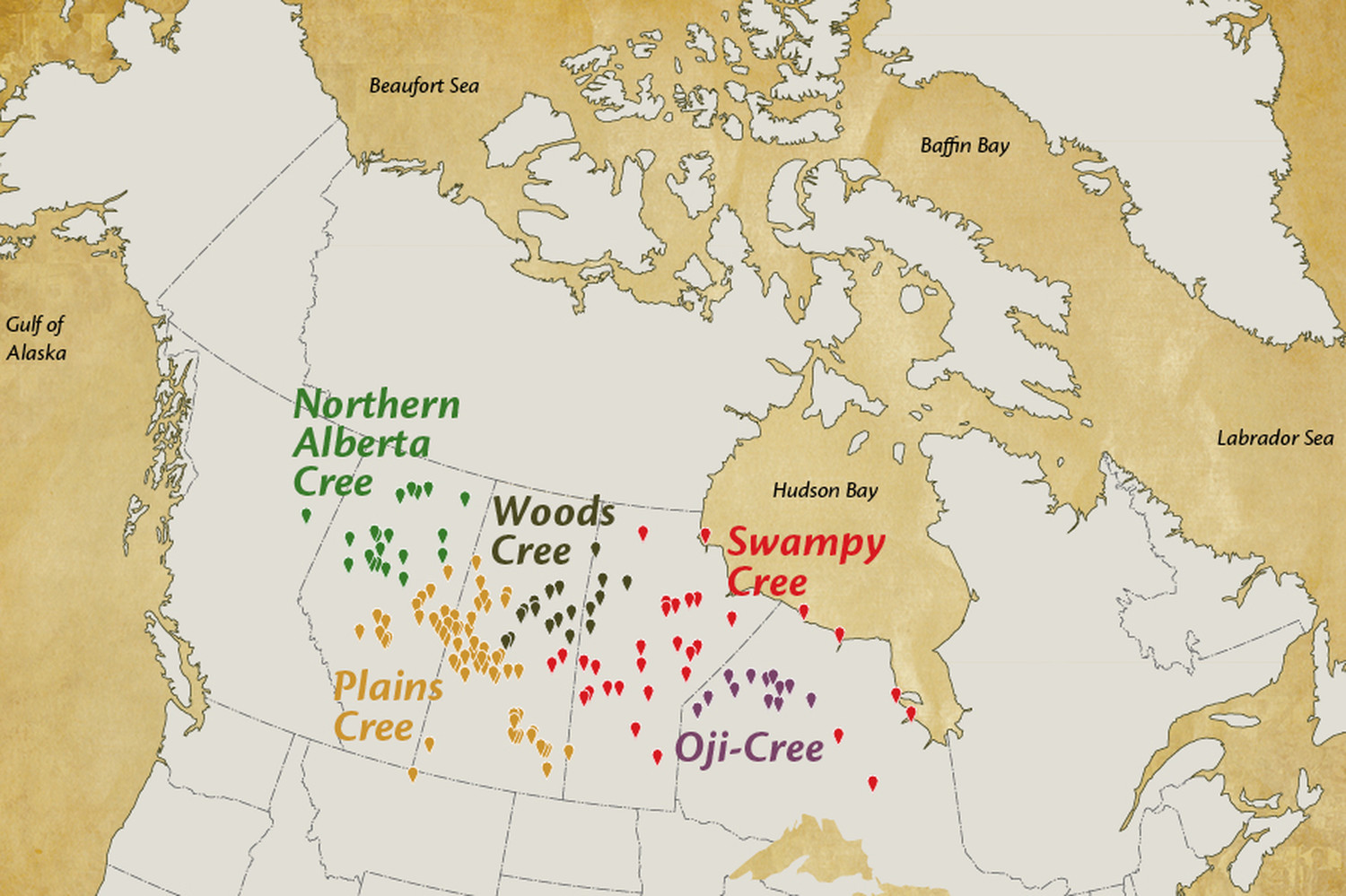 Cree Tribe Map - vrogue.co